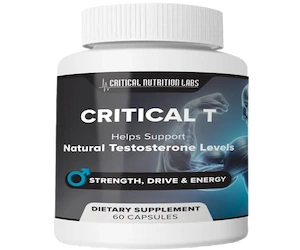 Critical T - Daily Support for Testosterone and Male Vitality